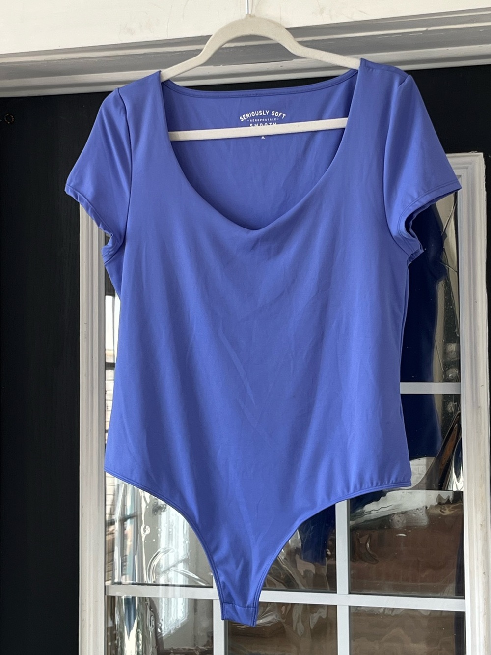 Aeropostale seriously soft, periwinkle, short sleeve bodysuit